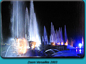 Jets d'eau au Chteau de Versailles